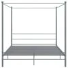 VidaXL Himmelbett Grau Metall 180x200 Cm Bettrahmen -Mytoys Home Store 30065262 01