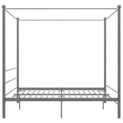 VidaXL Himmelbett Grau Metall 180x200 Cm Bettrahmen 9 VidaXL Himmelbett Grau Metall 180x200 Cm Bettrahmen -Mytoys Home Store 30065262 04