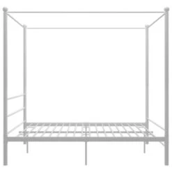 VidaXL Himmelbett Weiß Metall 180x200 Cm Bettrahmen 9 VidaXL Himmelbett Weiß Metall 180x200 Cm Bettrahmen -Mytoys Home Store 30065263 04