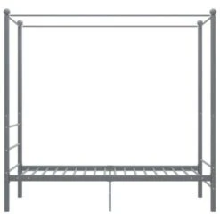 VidaXL Himmelbett Grau Metall 90x200 Cm Bettrahmen -Mytoys Home Store 30065306 04