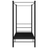 VidaXL Himmelbett Schwarz Metall 90x200 Cm Bettrahmen 2 VidaXL Himmelbett Schwarz Metall 90x200 Cm Bettrahmen -Mytoys Home Store 30065308 01