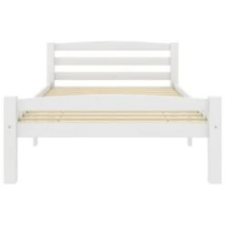 VidaXL Massivholzbett Weiß Kiefer 100x200 Cm Bettrahmen -Mytoys Home Store 30065319 05