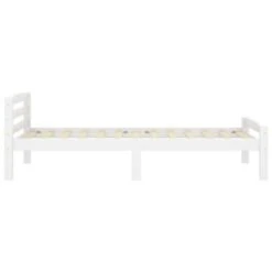 VidaXL Massivholzbett Weiß Kiefer 100x200 Cm Bettrahmen -Mytoys Home Store 30065319 06