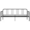 VidaXL Schlafsofa Bettgestell Schwarz Metall 90x200 Cm Schlafsofa-Rahmen