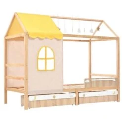 Merax Hausbett Kinderbett 90x200 Cm Kieferholzbett Mit Schubladen Und Lattenrost, Hausbett Mit Dach Und Wolken- Und Sternanhänger, Massivholz Kinderhaus Für Jungen & Mädchen 12 Merax Hausbett Kinderbett 90x200 Cm Kieferholzbett Mit Schubladen Und Lattenrost, Hausbett Mit Dach Und Wolken- Und Sternanhänger, Massivholz Kinderhaus Für Jungen & Mädchen -Mytoys Home Store 30067522 05