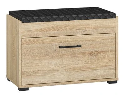 Feldmann-Wohnen Schuhbank Caro Sitzbank 70x34x48 Cm 1-türig 3 Feldmann-Wohnen Schuhbank Caro Sitzbank 70x34x48 Cm 1-türig