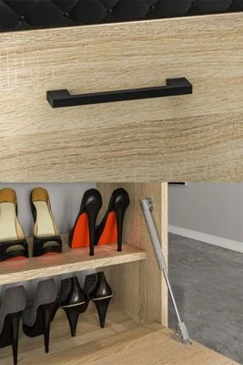 Feldmann-Wohnen Schuhbank Caro Sitzbank 70x34x48 Cm 1-türig 6 Feldmann-Wohnen Schuhbank Caro Sitzbank 70x34x48 Cm 1-türig – Bild 4