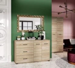 Feldmann-Wohnen Sideboard Caro Kommode 138x40x85 Cm 2-türig Mit 3 Schubladen -Mytoys Home Store 30137000 06