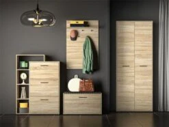 Feldmann-Wohnen Garderobenschrank Caro Dielenschrank 80x51x199 Cm 2-türig -Mytoys Home Store 30137002 06