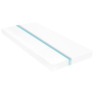 VidaXL Mittelhohes Bett Mit Matratze 90x200 Cm Weiß Massivholz Kiefer Mittelhohes Bett 5 VidaXL Mittelhohes Bett Mit Matratze 90x200 Cm Weiß Massivholz Kiefer Mittelhohes Bett – Bild 3