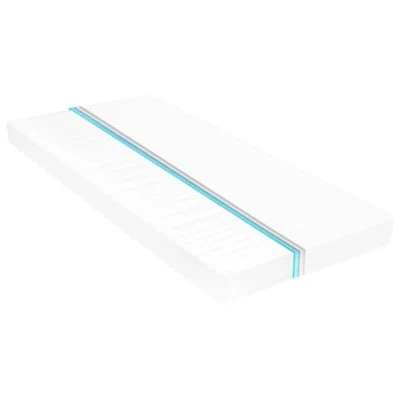 VidaXL Mittelhohes Bett Mit Matratze 90x200 Cm Weiß Massivholz Kiefer Mittelhohes Bett 6 VidaXL Mittelhohes Bett Mit Matratze 90x200 Cm Weiß Massivholz Kiefer Mittelhohes Bett – Bild 4