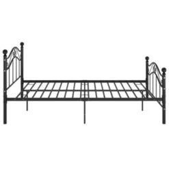VidaXL Bett Schwarz Metall 120x200 Cm Bettgestell