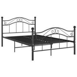 VidaXL Bett Schwarz Metall 120x200 Cm Bettgestell -Mytoys Home Store 30202238 03