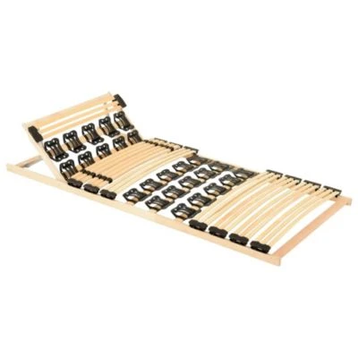 VidaXL Lattenrost Mit 38 Latten Verstellbares Kopfteil 100x200 Cm Bettrahmen 4 VidaXL Lattenrost Mit 38 Latten Verstellbares Kopfteil 100x200 Cm Bettrahmen – Bild 2