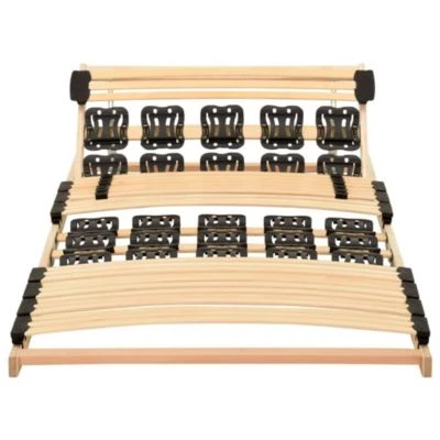 VidaXL Lattenrost Mit 38 Latten Verstellbares Kopfteil 100x200 Cm Bettrahmen 6 VidaXL Lattenrost Mit 38 Latten Verstellbares Kopfteil 100x200 Cm Bettrahmen – Bild 4