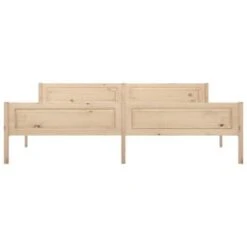VidaXL Massivholzbett Kiefer 200x200 Cm Bettrahmen