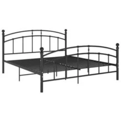 VidaXL Bettgestell Schwarz Metall 180x200 Cm Bettgestell 8 VidaXL Bettgestell Schwarz Metall 180x200 Cm Bettgestell -Mytoys Home Store 30202945 03