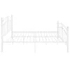 VidaXL Bettgestell Weiß Metall 180x200 Cm Bettgestell -Mytoys Home Store 30202957 01