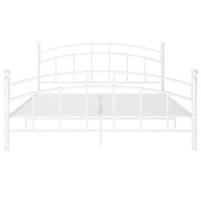 VidaXL Bettgestell Weiß Metall 180x200 Cm Bettgestell 6 VidaXL Bettgestell Weiß Metall 180x200 Cm Bettgestell – Bild 4