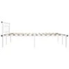 VidaXL Bettgestell Weiß Metall 200x200 Cm Bettgestell 2 VidaXL Bettgestell Weiß Metall 200x200 Cm Bettgestell -Mytoys Home Store 30203075 01