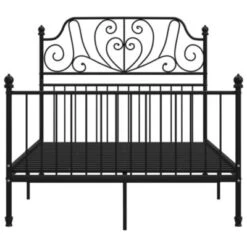 VidaXL Bettgestell Schwarz Metall 120x200 Cm Bettrahmen -Mytoys Home Store 30203115 04