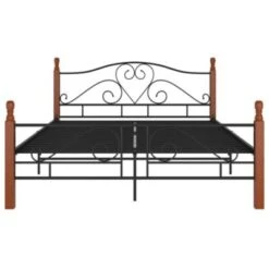 VidaXL Bettgestell Schwarz Metall 140x200 Cm Bettgestell 9 VidaXL Bettgestell Schwarz Metall 140x200 Cm Bettgestell -Mytoys Home Store 30203152 04