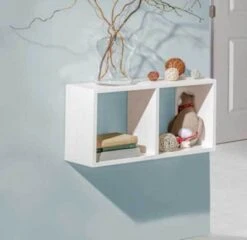 Feldmann-Wohnen Wandregal Regal Uni 72x25x37cm 2 Fächer 6 Feldmann-Wohnen Wandregal Regal Uni 72x25x37cm 2 Fächer -Mytoys Home Store 30353696 02