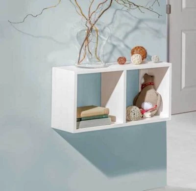 Feldmann-Wohnen Wandregal Regal Uni 72x25x37cm 2 Fächer 4 Feldmann-Wohnen Wandregal Regal Uni 72x25x37cm 2 Fächer – Bild 2