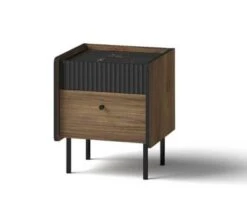 Feldmann-Wohnen Nachtkonsole Nachtschrank Pereto 42x40x49cm