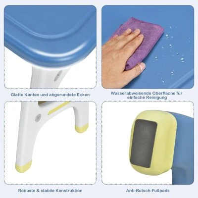 COSTWAY® 3 Tlg. Kindersitzgruppe Mit Bausteinen Dinosaurierdesign 8 COSTWAY® 3 Tlg. Kindersitzgruppe Mit Bausteinen Dinosaurierdesign – Bild 6