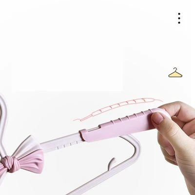 Enbaoxin 5 Stück Einziehbarer Kleiderständer Für Kinder 3D-Bogenknoten Kinderaufhänger 7 Enbaoxin 5 Stück Einziehbarer Kleiderständer Für Kinder 3D-Bogenknoten Kinderaufhänger – Bild 5