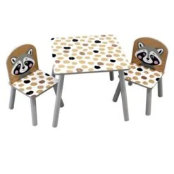 HTI-Living Kinder Sitzgruppe, Holz Pocahontas Meeko