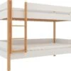 Polini-kids Etagenbett Kinderbett LOLLIPOP 200x90 Cm Buchenholz Massiv Weiß -Mytoys Home Store 30551974 01