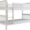 Polini-kids Etagenbett Kinderbett DAVID 200x90 Cm Buchenholz Massiv Weiß -Mytoys Home Store 30552000 01