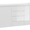 Feldmann-Wohnen Kommode Carini Sideboard 152cm Grifflos 2-türig Mit 4 Schublade -Mytoys Home Store 30552447 01