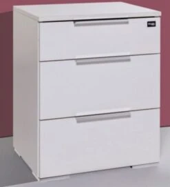 Fresh To Go® Nachtkommode Level Up Nachtschrank 41x41x54cm Mit 3 Schubladen