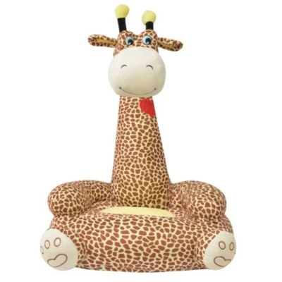 VidaXL Plüsch-Kindersessel Giraffe Braun Kinderstuhl 4 VidaXL Plüsch-Kindersessel Giraffe Braun Kinderstuhl – Bild 2