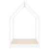 VidaXL Kinder-Bettgestell Weiß Massivholz Kiefer 90 X 200 Cm Kinder Bettrahmen -Mytoys Home Store 30719169 01