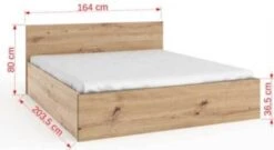 Feldmann-Wohnen Bett Doppelbett Clea 160x200cm Mit Lattenrahmen -Mytoys Home Store 30866068 04