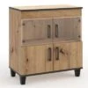 Feldmann-Wohnen Kommode Sideboard Pola 80x40x90cm Artisan Eiche 4-türig -Mytoys Home Store 30933442 01
