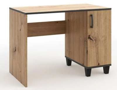 Feldmann-Wohnen Schreibtisch Bürotisch Pola 100x56x75cm Artisan Eiche 1-türig 5 Feldmann-Wohnen Schreibtisch Bürotisch Pola 100x56x75cm Artisan Eiche 1-türig – Bild 3