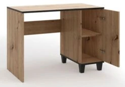 Feldmann-Wohnen Schreibtisch Bürotisch Pola 100x56x75cm Artisan Eiche 1-türig 11 Feldmann-Wohnen Schreibtisch Bürotisch Pola 100x56x75cm Artisan Eiche 1-türig -Mytoys Home Store 30933456 04