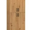 Feldmann-Wohnen Stauraumschrank Kleiderschrank Pola 80x40x193cm Artisan Eiche 4-türig -Mytoys Home Store 31005311 01