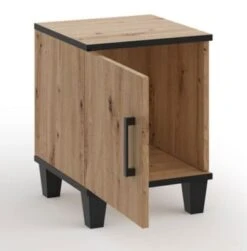 Feldmann-Wohnen Nachtkonsole Nachtschrank Pola 40x40x52cm Artisan Eiche 1-türig 9 Feldmann-Wohnen Nachtkonsole Nachtschrank Pola 40x40x52cm Artisan Eiche 1-türig -Mytoys Home Store 31005319 03