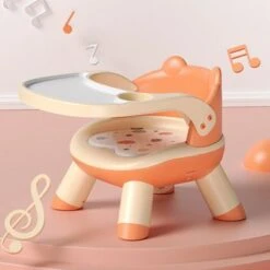 Syntek Kinder Esszimmerstuhl Multifunktional Erhöht Werden Kann Home Baby Rückenlehne Stuhl Cartoon Hocker -Mytoys Home Store 31118291 02
