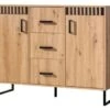 Feldmann-Wohnen Kommode Sideboard Lamelix 135x40x102cm 2-türig -Mytoys Home Store 31240750 01