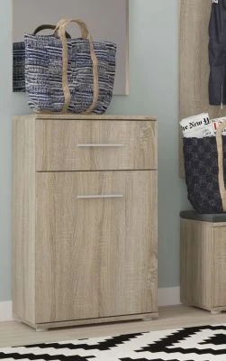 Feldmann-Wohnen Schuhkommode Gemini Schuhschrank 50cm 1-türig Mit 1 Schublade 4 Feldmann-Wohnen Schuhkommode Gemini Schuhschrank 50cm 1-türig Mit 1 Schublade – Bild 2