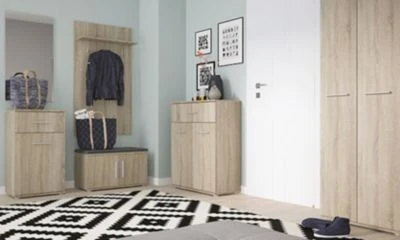 Feldmann-Wohnen Schuhkommode Gemini Schuhschrank 50cm 1-türig Mit 1 Schublade 6 Feldmann-Wohnen Schuhkommode Gemini Schuhschrank 50cm 1-türig Mit 1 Schublade – Bild 4