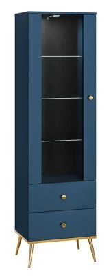 Feldmann-Wohnen Standvitrine Marine Vitrine 55x40x190cm