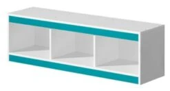 Feldmann-Wohnen Wandregal "Guliver" Hängeregal 120cm Mit 3 Offenen Fächern